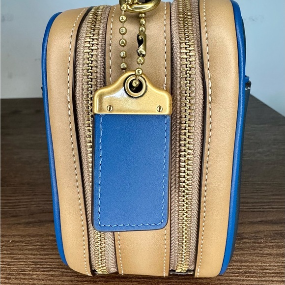 Coach Riley Lunchbox Bag In Colorblock Dark Denim Multi - Picture 6 of 12